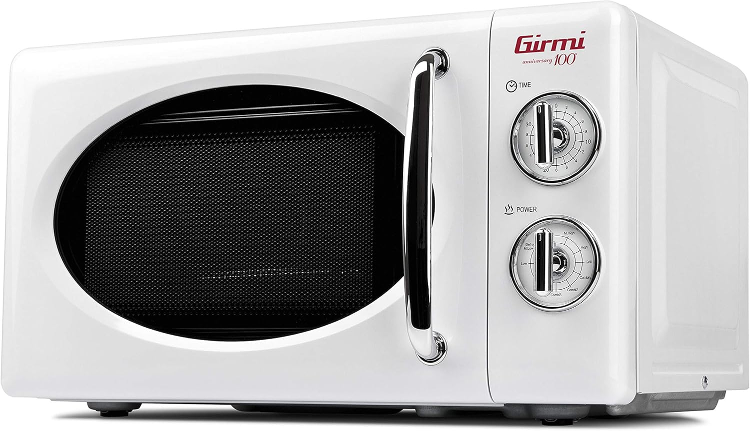 Girmi FM21 Four micro-ondes combiné, design vintage, 20 litres, 700 + 800 W