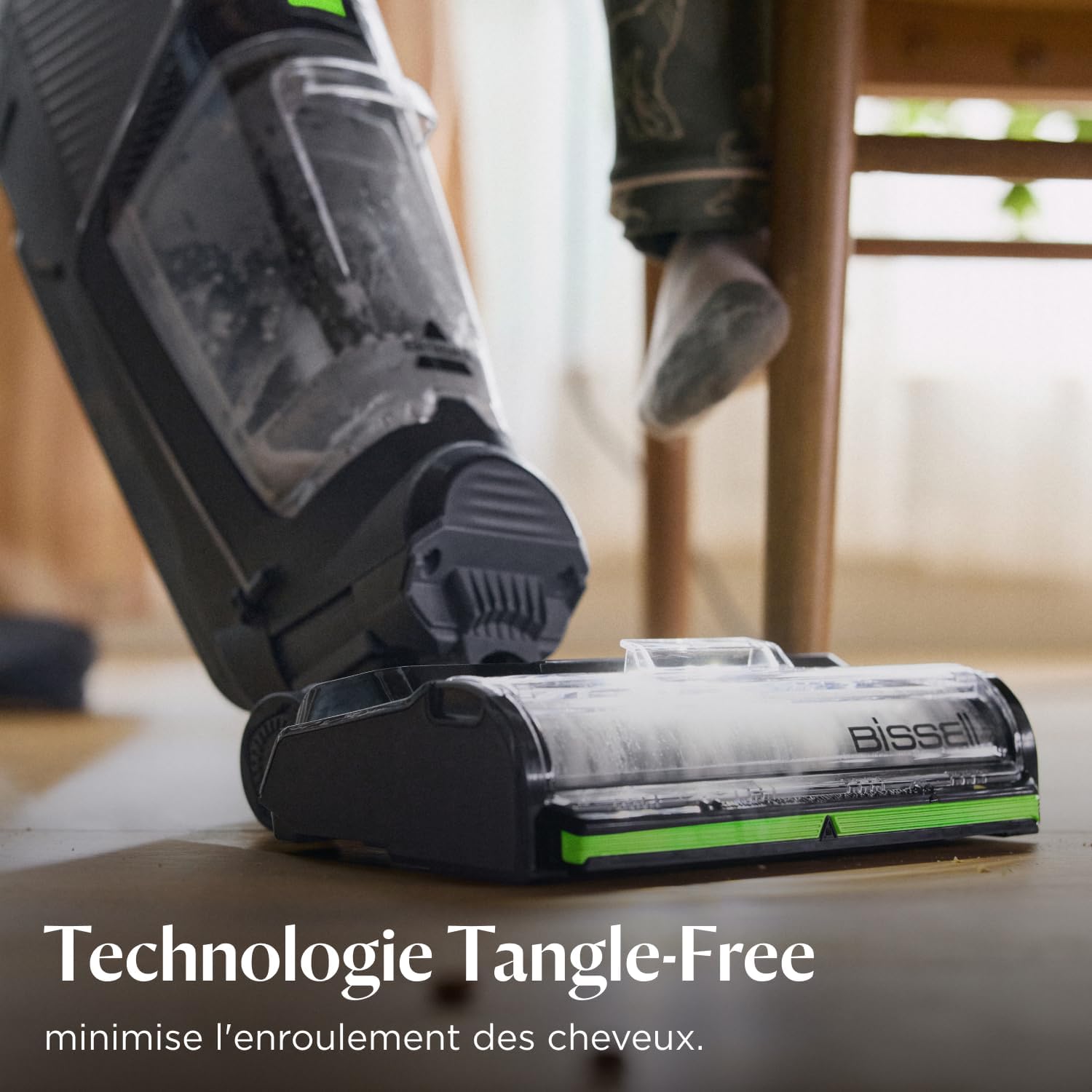 BISSELL CrossWave HydroSteam PET, Aspirateur Balai Laveur à Câble, Aspire, Lave & Sèche, Nettoyeur Vapeur Puissant, Idéal pour Ménages avec Animaux Domestiques, Nettoyeur a Eau Multi-surfaces, 3517N