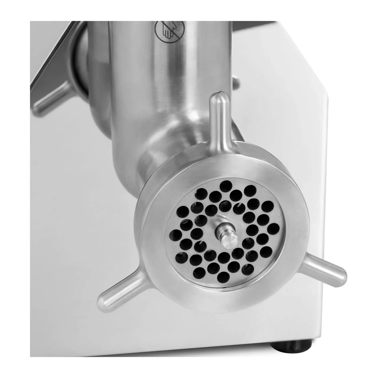 Hachoir à viande inox 480 kg/h 3 accessoires pour saucisses compris 14_0001954