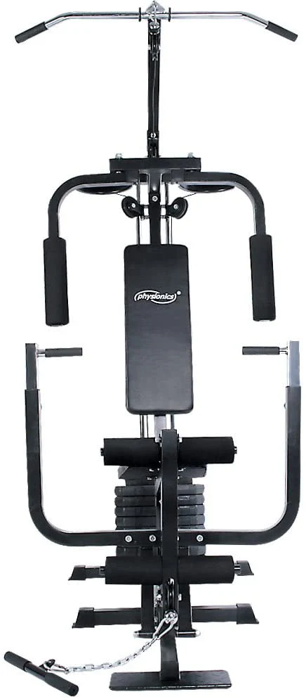 Station de musculation multifonction avec poids de 40 kg presse de poitrine butterfly cble barre latissimus 203 cm banc d'haltérophilie complet appareil de fitness gym 01_0000176