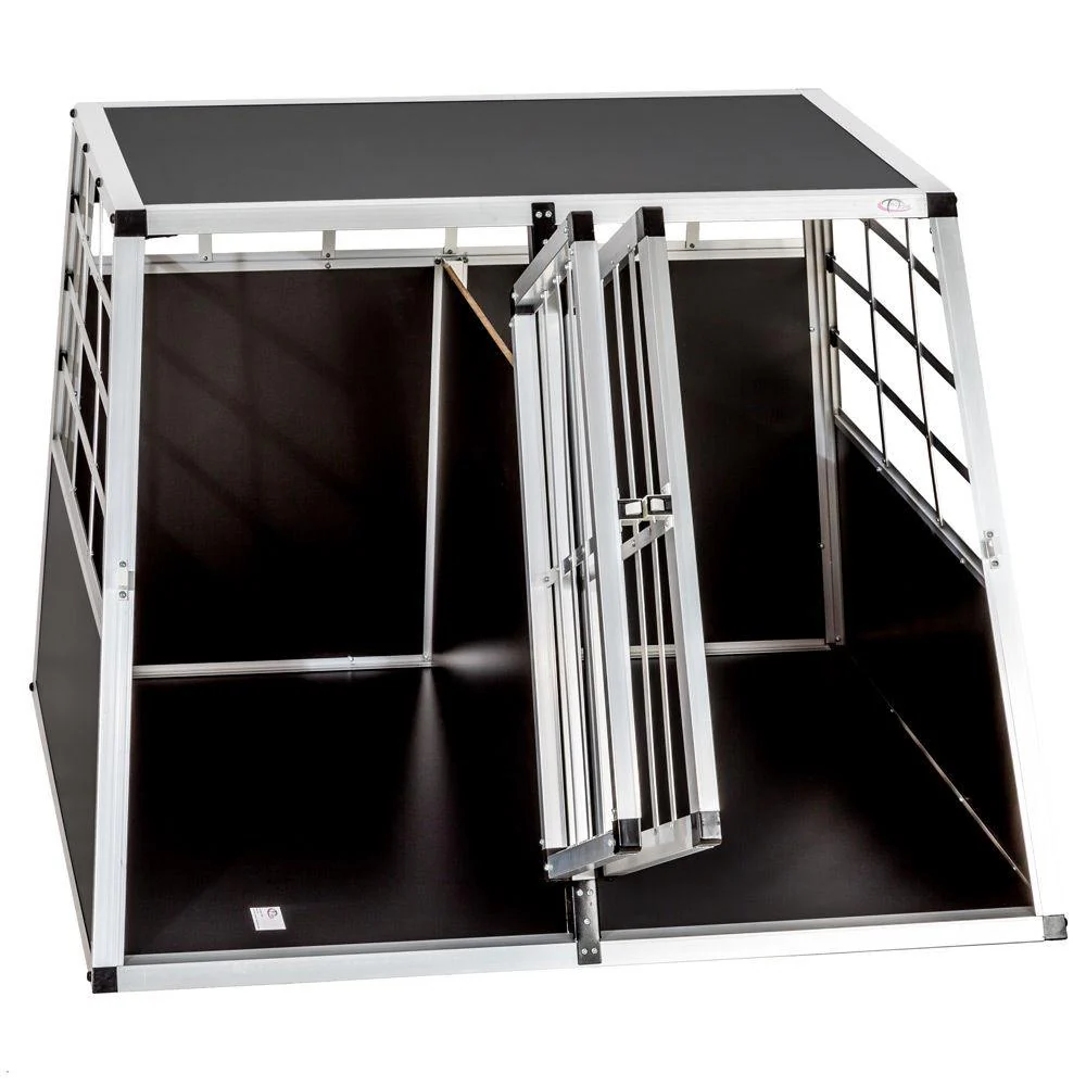 Cage de transport pour chien double dos droit 97 x 90 x 69,5 cm 3708144/2