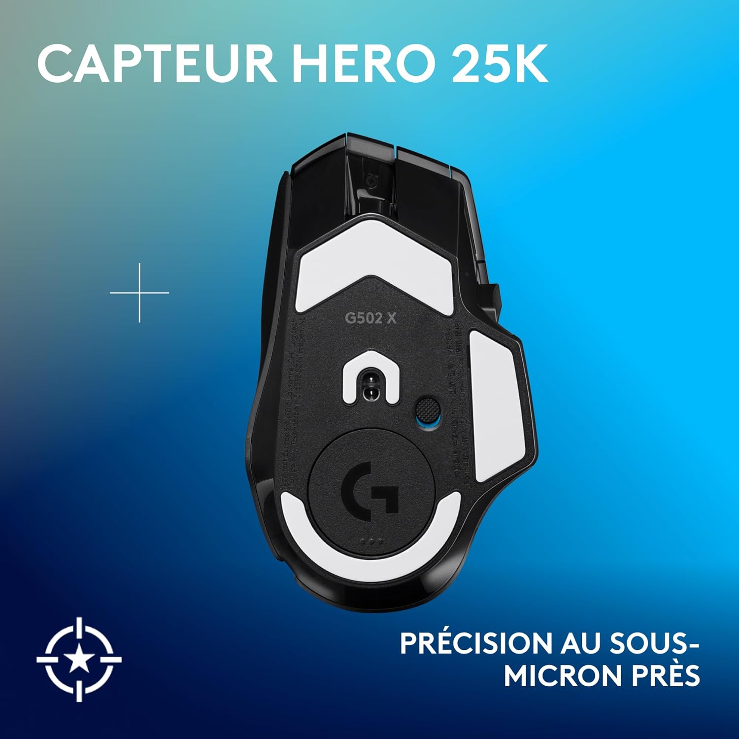 Logitech G915 TKL Tenkeyless LIGHTSPEED Clavier Gamer Mécanique, Switch ultra-plat GL Tactile, RGB LIGHTSYNC, Design élégant et mince, 40+ heures de jeu, Franais AZERTY - Noir