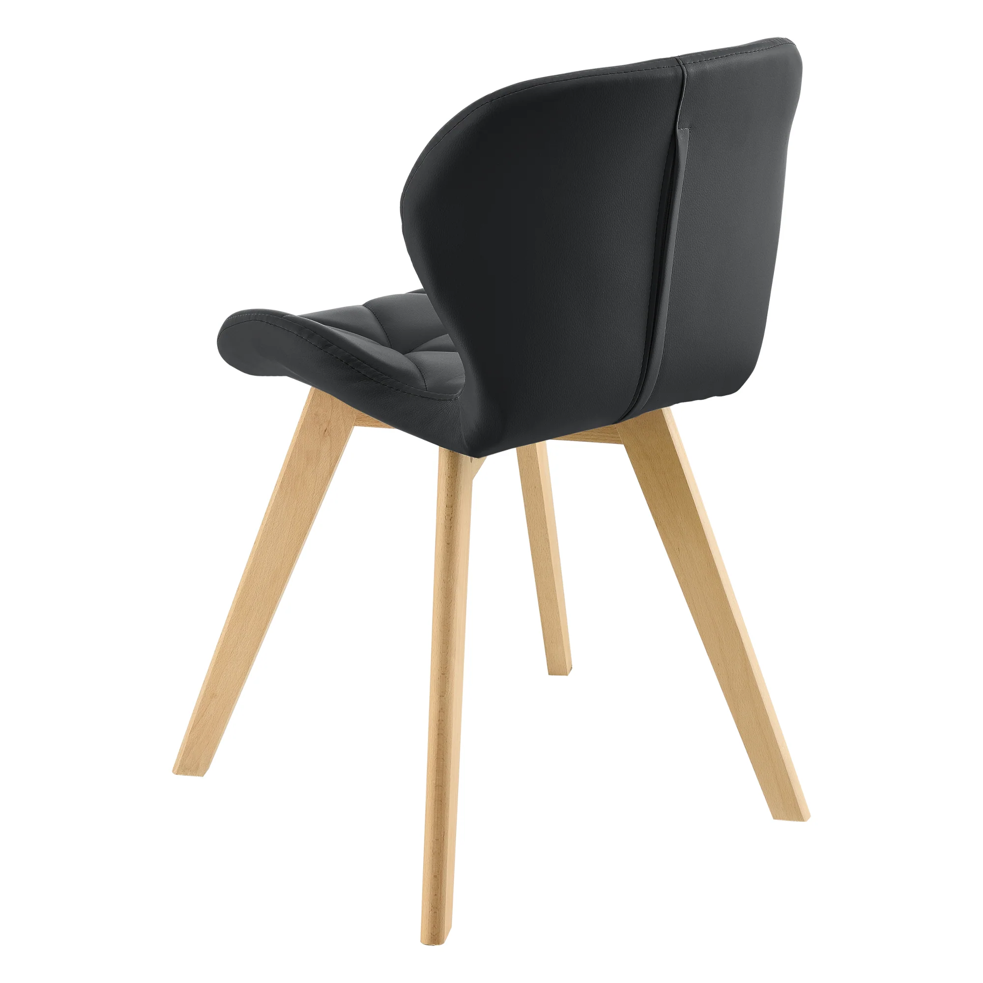 Lot de 6 chaises similicuir 81 x 57 x 49 cm noir 03_0006793