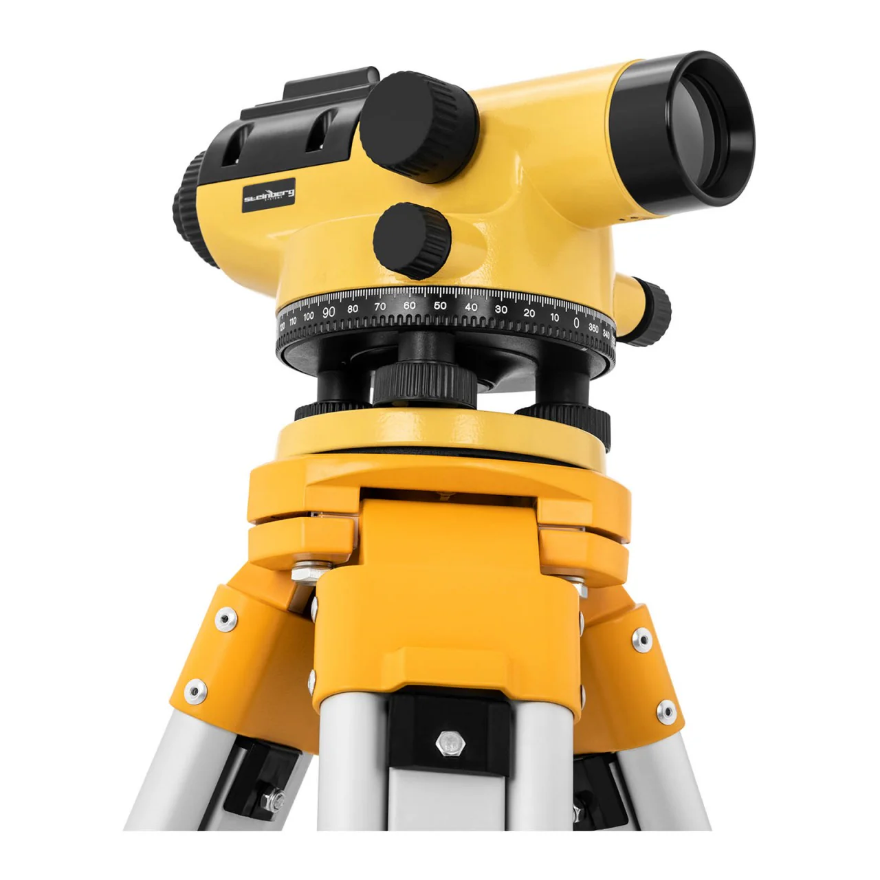 Niveau de chantier avec trépied et mire grossissement 28x objectif 36 mm écart 1,5 mm compensateur à amortissement magnétique14_0000274