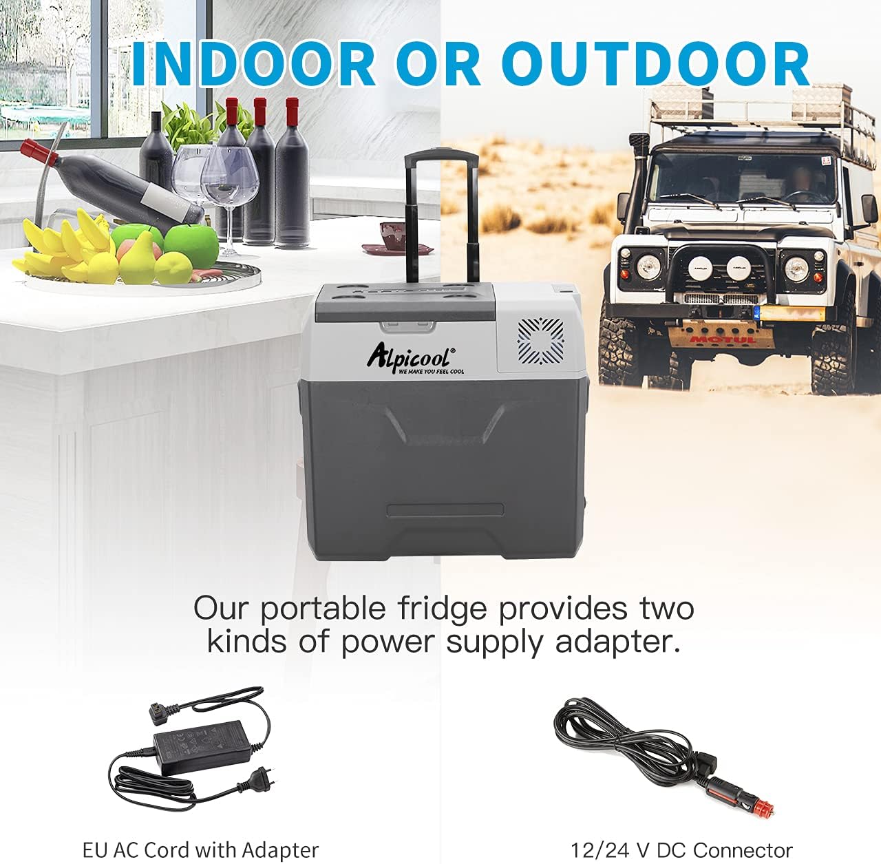 Alpicool CX30 30L Réfrigérateur de Voiture portable congélateur et réfrigérateur, Glaciere lectrique à Compression pour Maison, dortoir, Camping