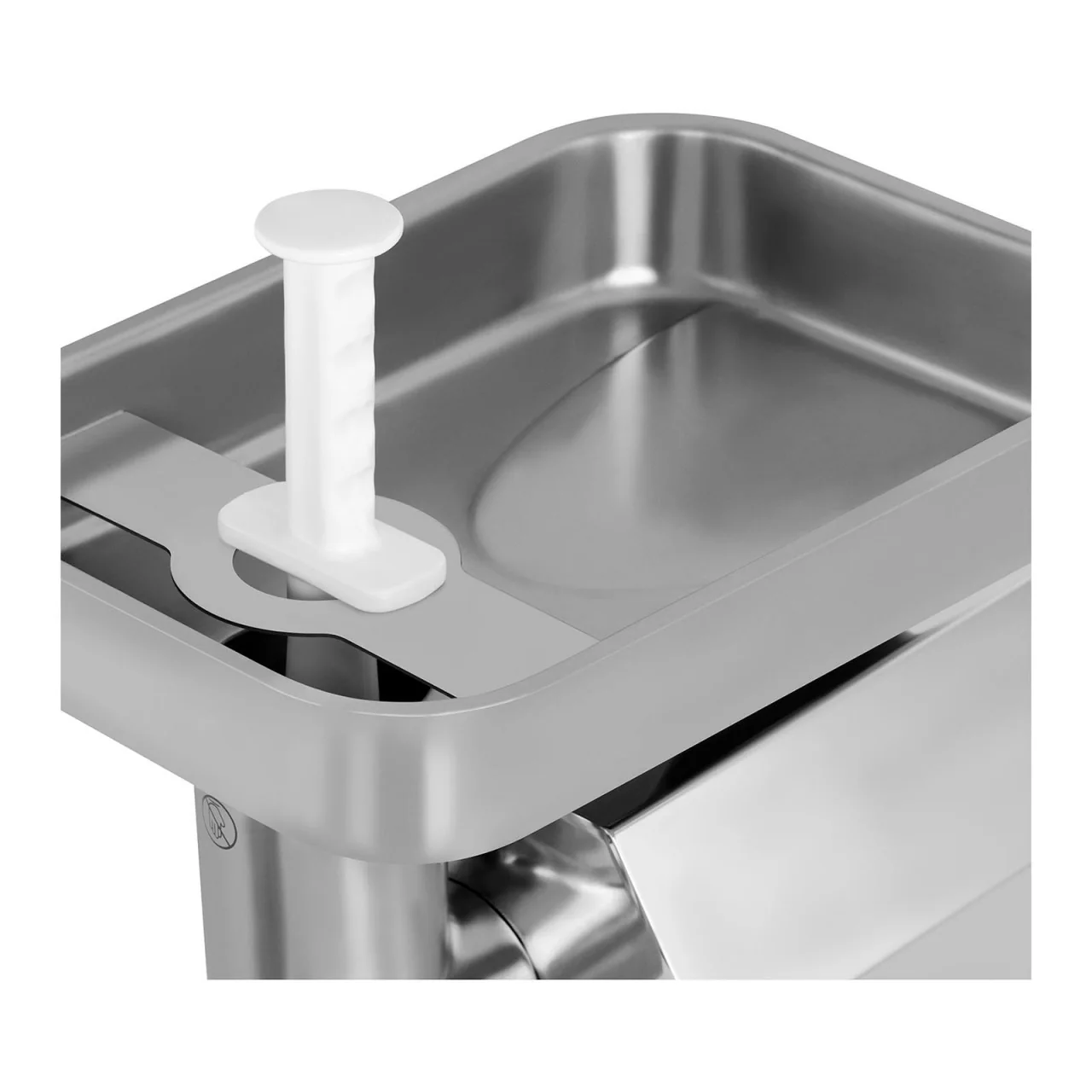 Hachoir à viande inox 480 kg/h 3 accessoires pour saucisses compris 14_0001954