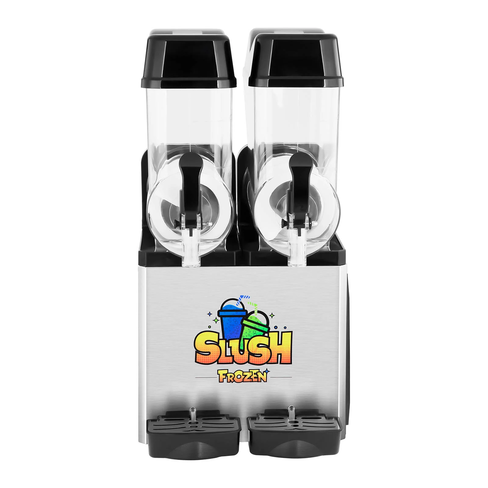 Machine à granitas 2 x 12 litres LED puissance : moteur 500 watts 14_0002302