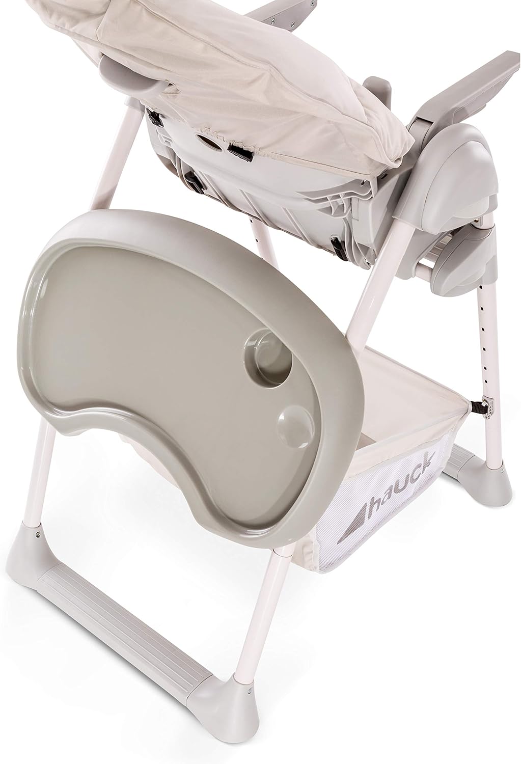 Hauck Chaise Haute Bébé Sit N Relax, Inclus Transat Bebe avec Arche de Jeux, Siège Enfant avec Plateau, Chssis Réglable en Hauteur avec Roues et Panier, Pliable - Wild Panda