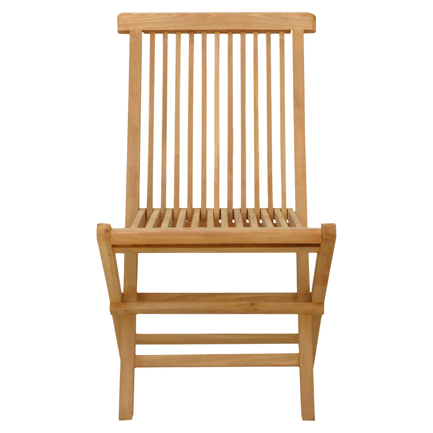 Lot de 8 chaises de jardin en teck LOMBOK Happy Garden