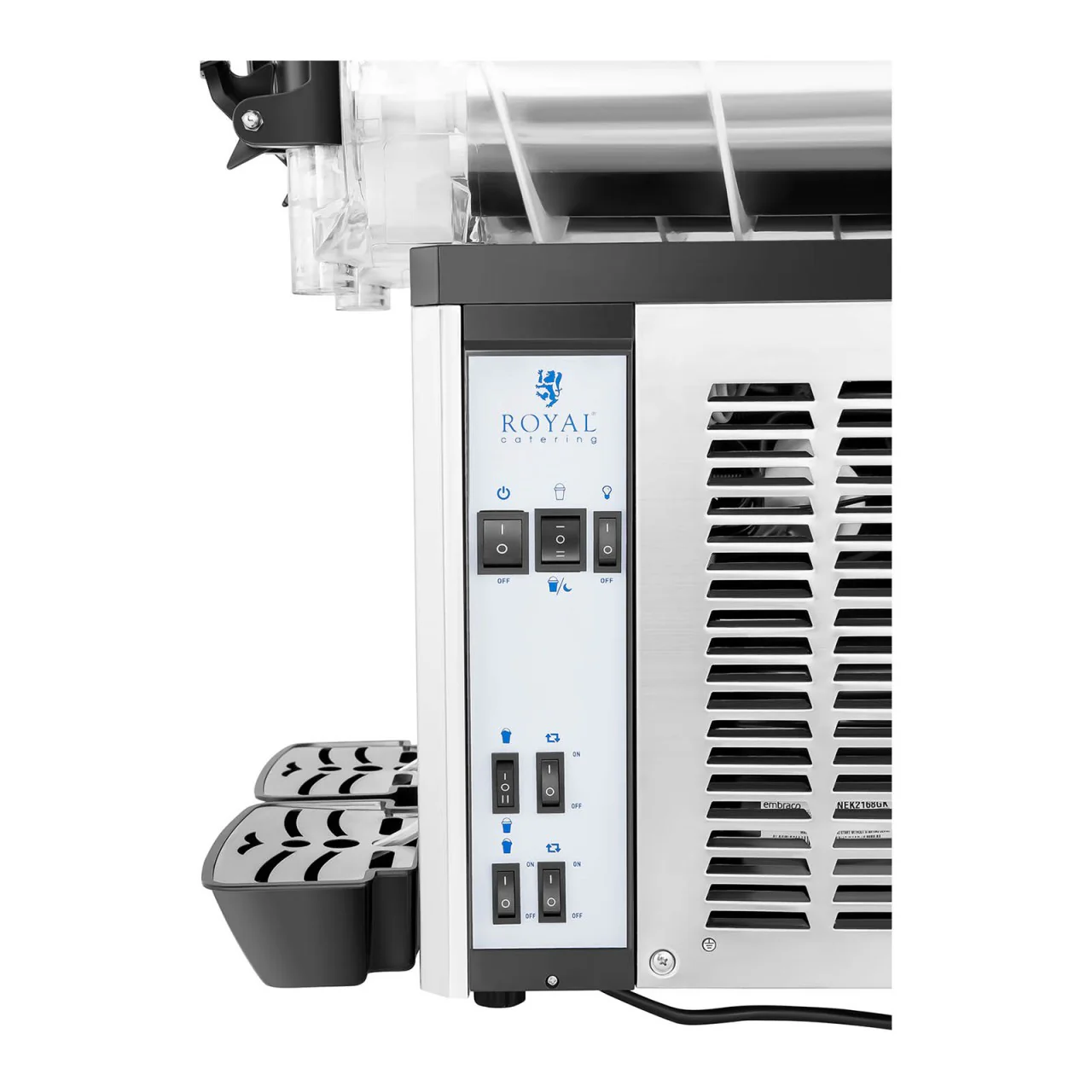 Machine à granitas 2 x 12 litres LED puissance : moteur 500 watts 14_0002302