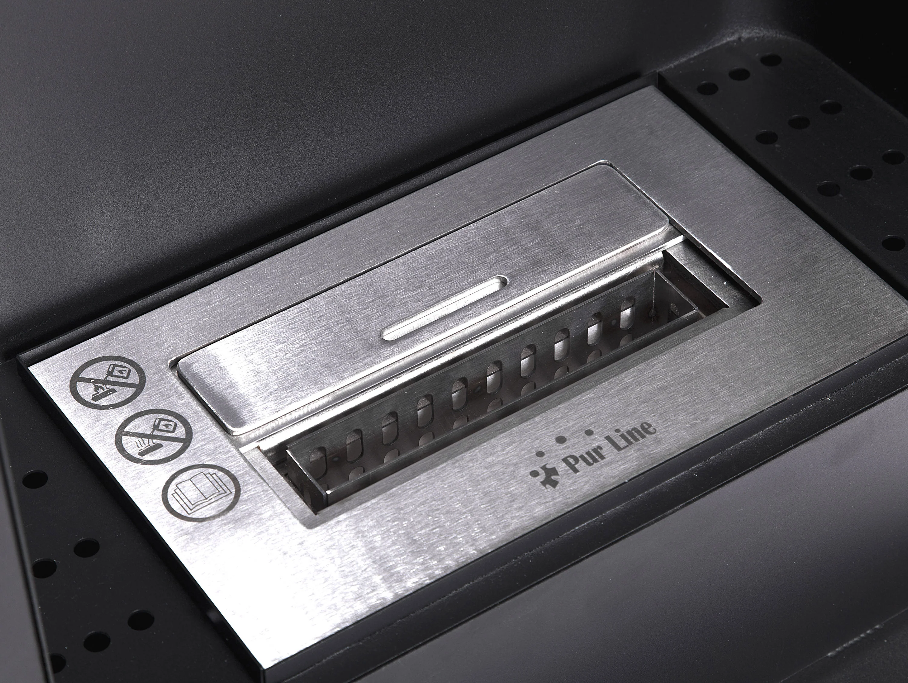 Poêle à léthanol 3kW en acier noir