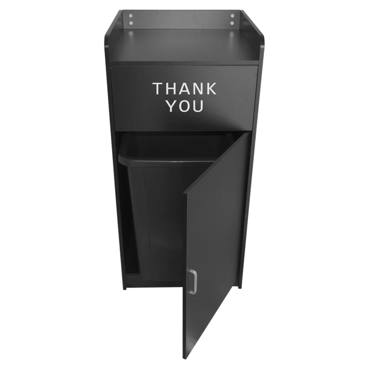 Poubelle Porte-Plateau Noire - 100L Kukoo