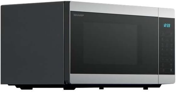 Sharp YC-MG252AE-B, Four micro-ondes, Noir de 25 litres avec gril