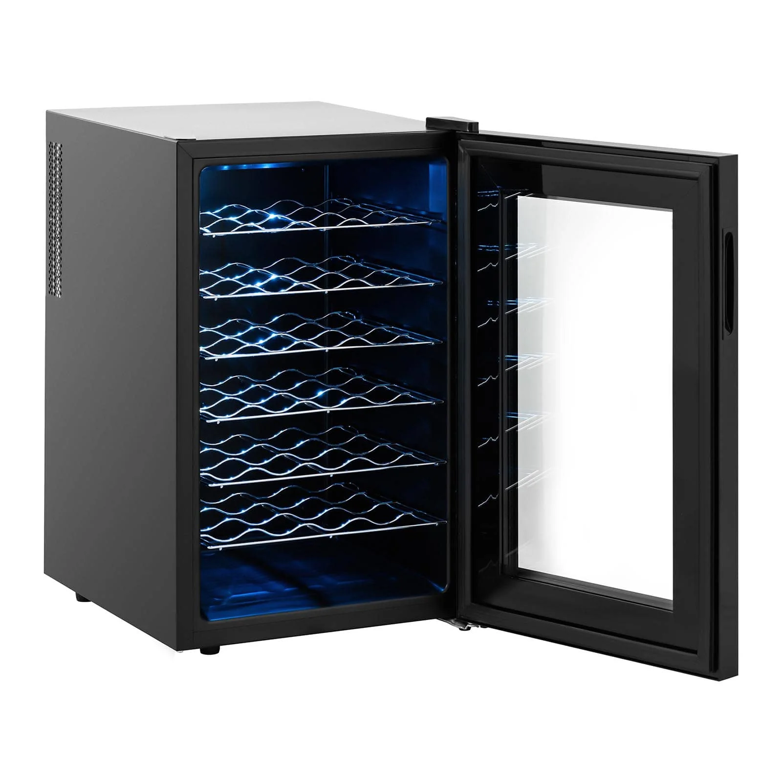 Cave à vin 70 litres  11 - 18 °C acier peint par poudrage noir 14_0005349