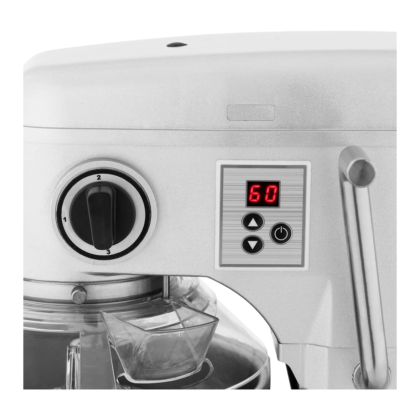 Pétrin professionnel à planétaire spirale pizza boulangerie (650 watts, 10 litres, capacité: 5.5kg)  14_0004828