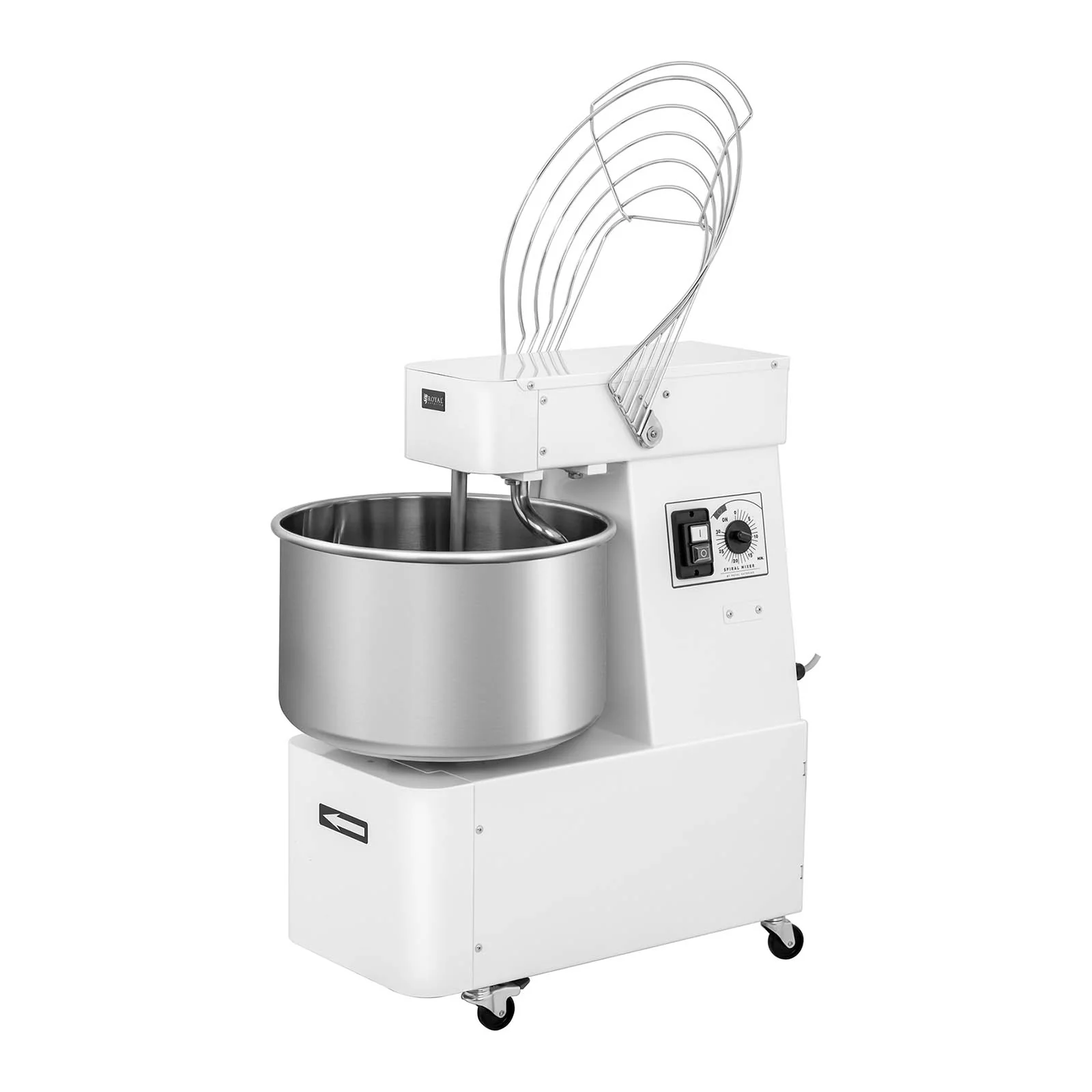 Pétrin professionnel 32 litres 88 kg/h 1 100 watts tête fixe et cuve non amovible 14_0002807