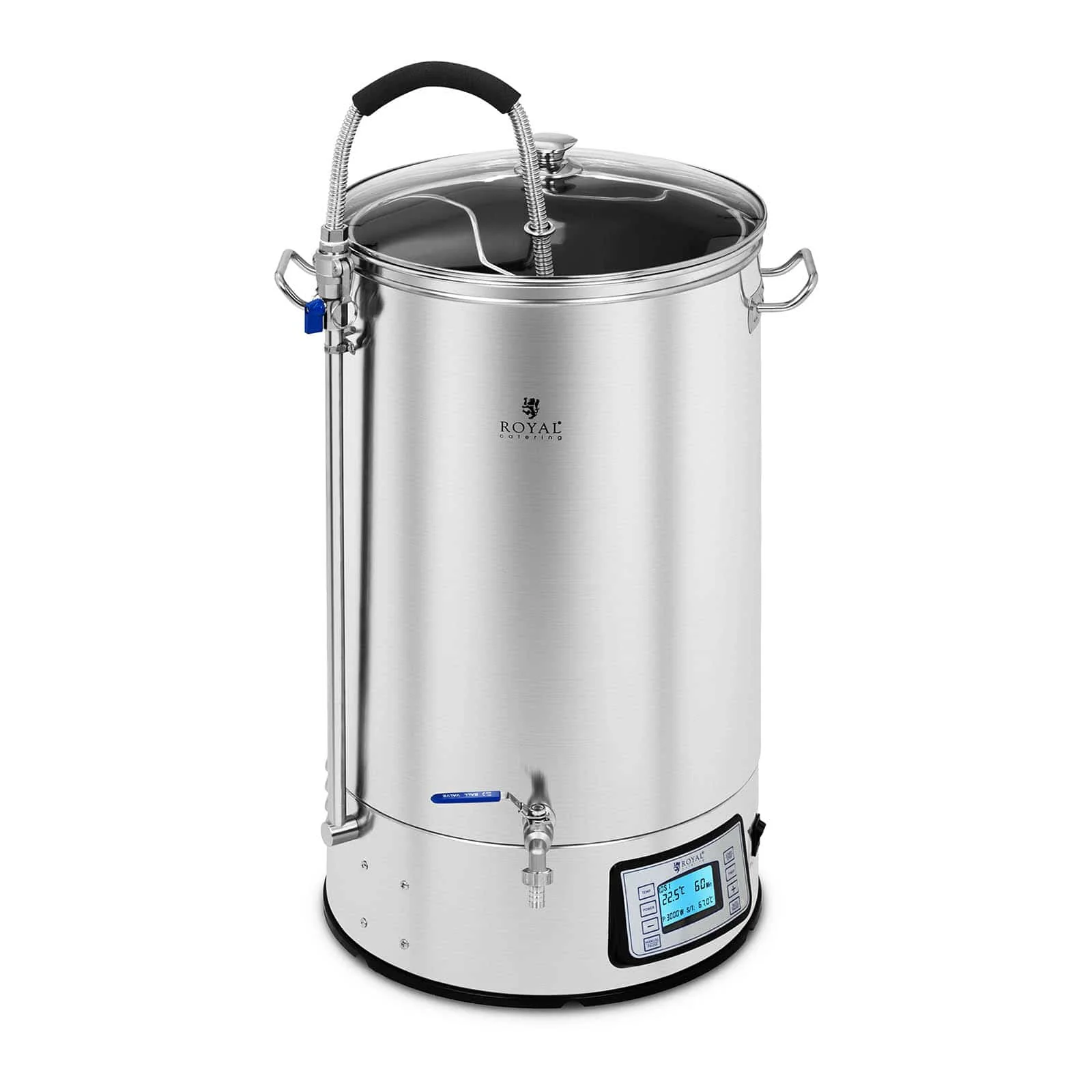 Cuve de brassage 60 litres 3 000 watts professionnel acier inoxydable 14_0004601