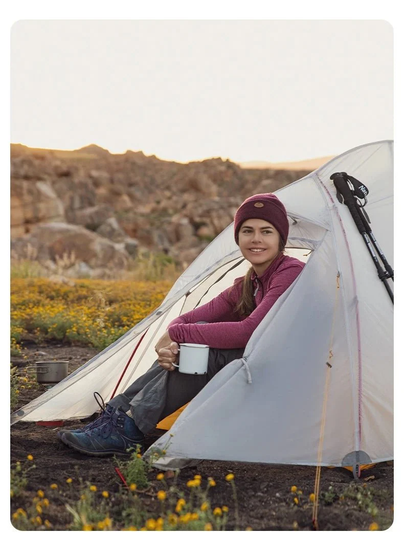Tente à double-parois ultralégère pour la randonnée, le trekking, le bivouac 2 personnes 930g  Naturehike – Cloud Up Ultralight 10D