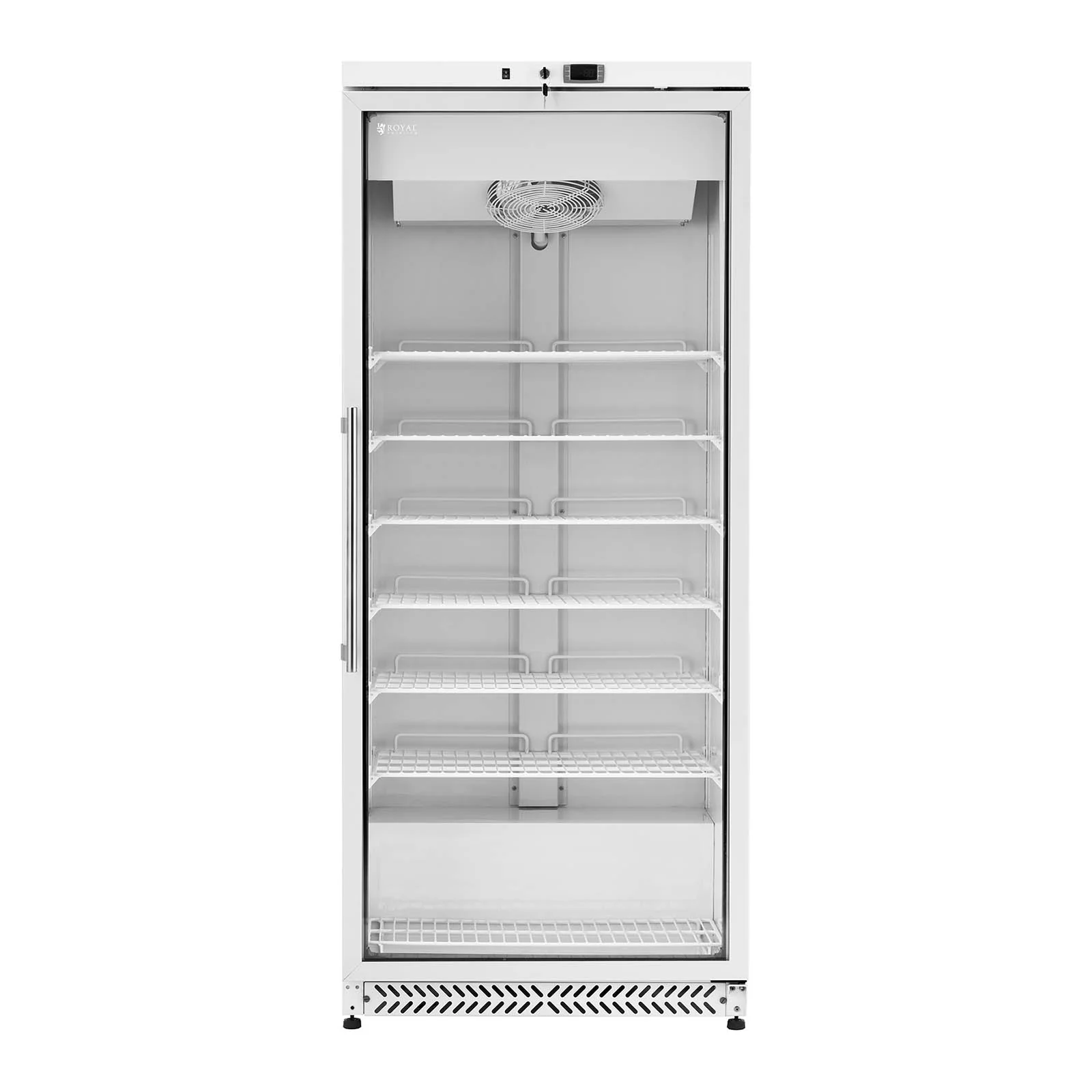 Grand congélateur armoire vertical grande capacité réfrigérantr290 (volume: 580litres, puissance: 492watts, porte à double vitrage)  14_0005260