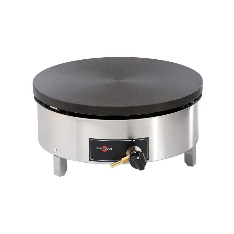 Crepiere Gaz Fonte Diam 40cm Inox   - Cgbim4aa Krampouz