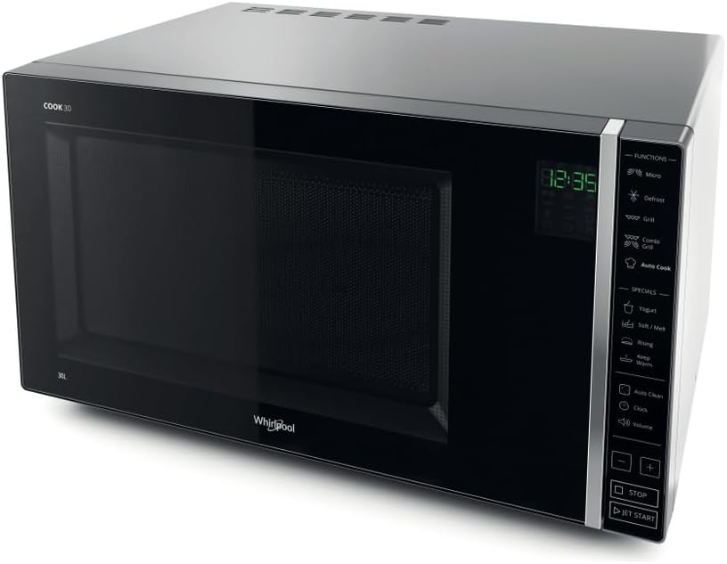 Whirlpool MWP 303 SB Four à micro-ondes, 30 litres, argent/noir