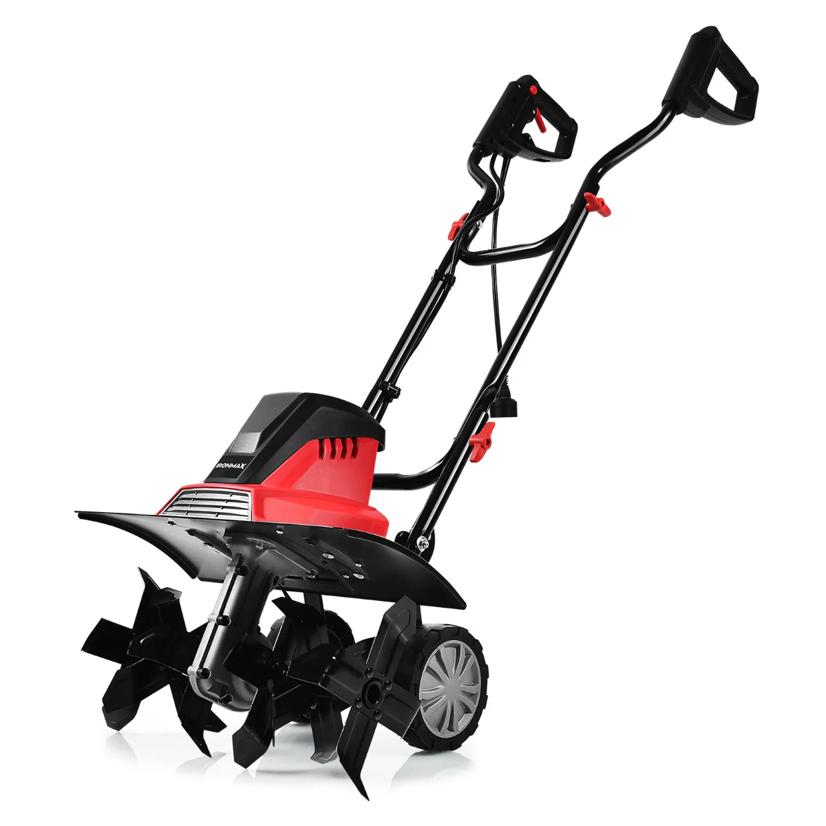 Motobineuse motoculteur électrique 1500 watts profondeur travail 22 cm largeur 43cm avec poignée pliable roues réglables 6 lames 20_0007354