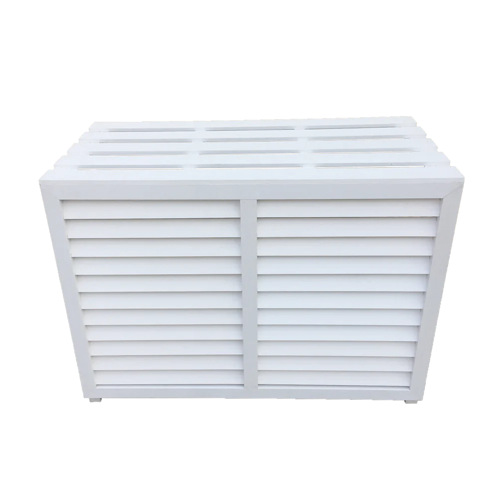 Cache groupe extérieur blanc monosplit