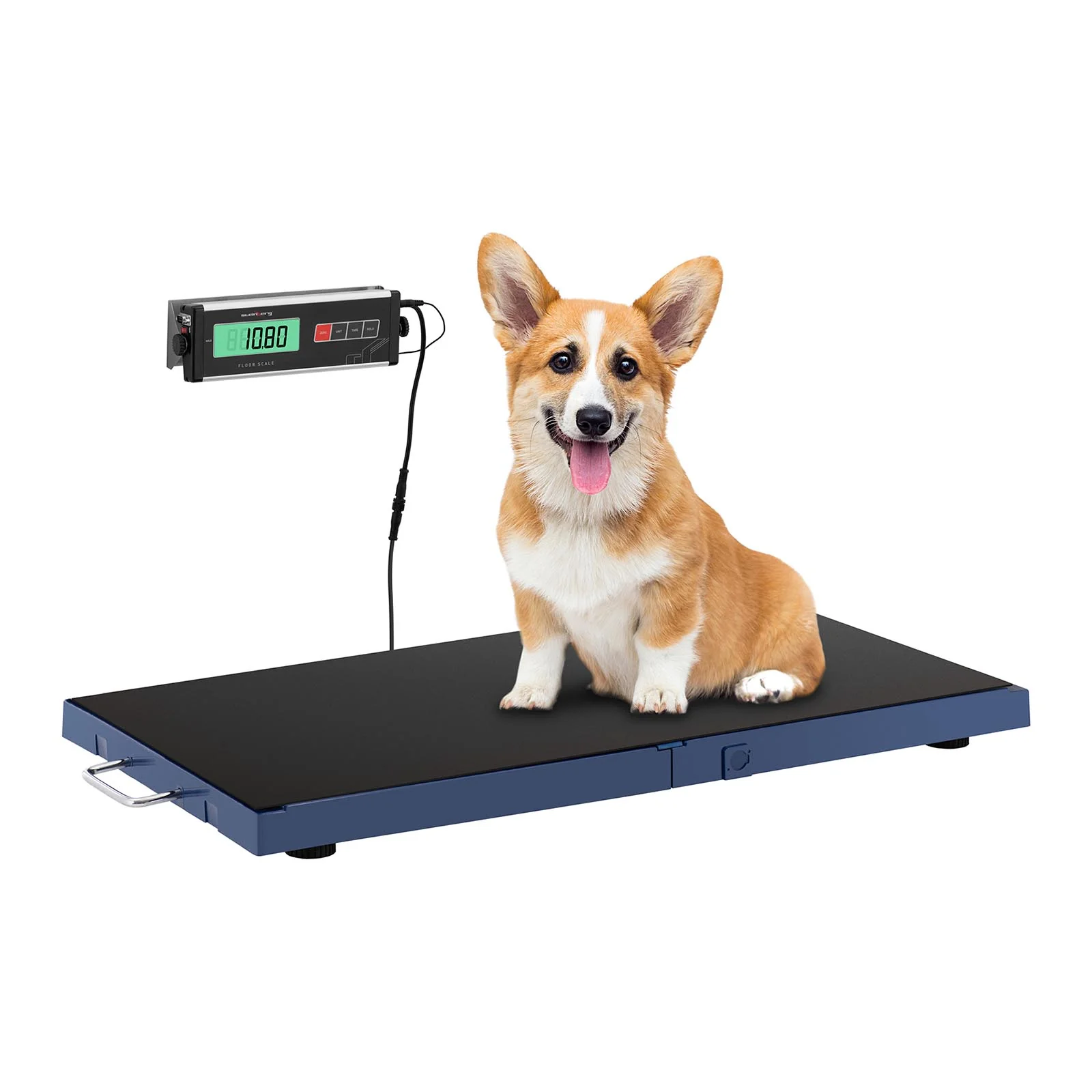 Balance vétérinaire - 180 kg / 50 g - tapis antidérapant - afficheur LCD 14_0005560
