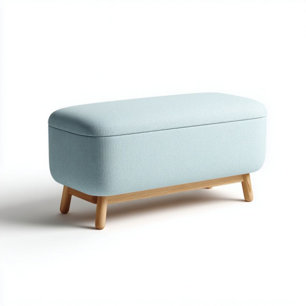 Banc de rangement style nordique