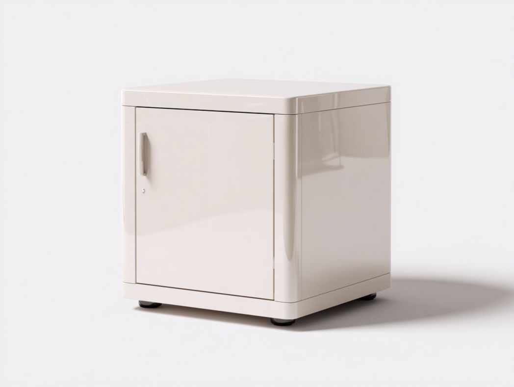 Table de chevet blanche