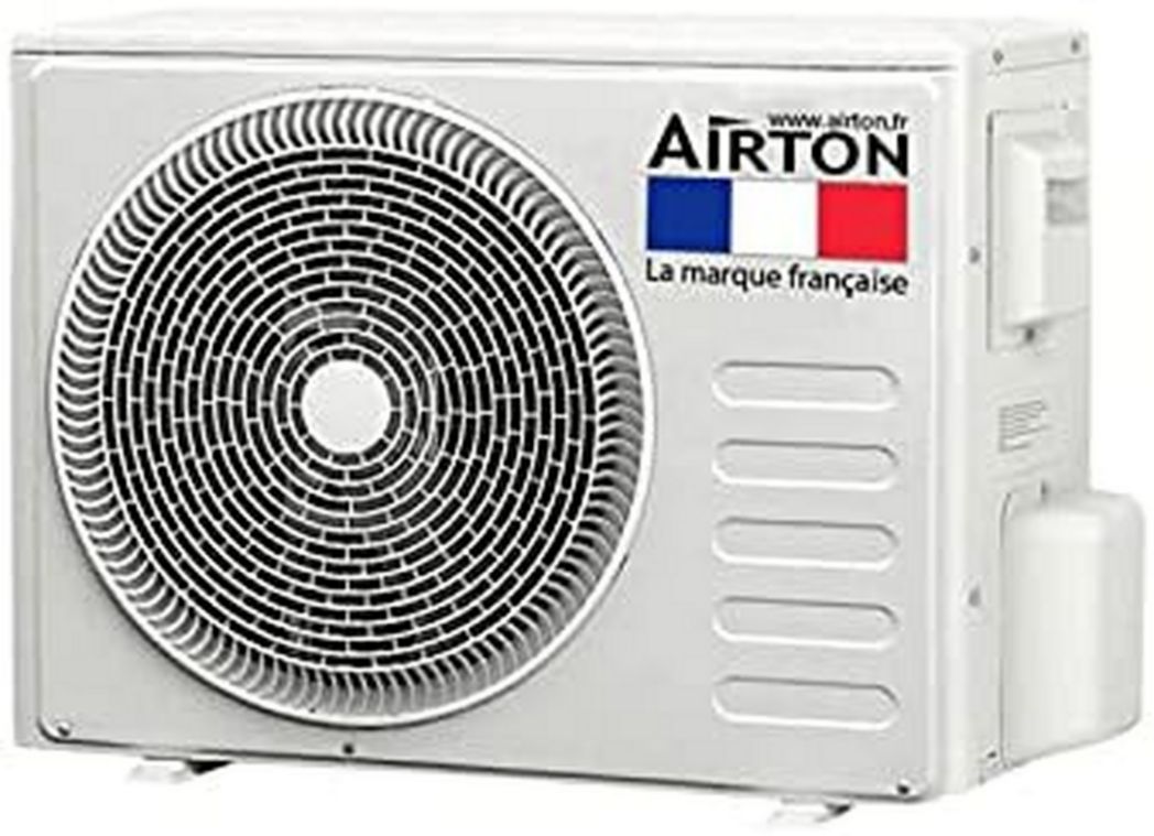 PACK Prêt à poser Airton : Pompe à chaleur/Climatiseur réversible R32-5270/5500W - 18000BTU + Raccordement 4M Ready Clim (60m2 - A++) - Gaz pré-chargé.
