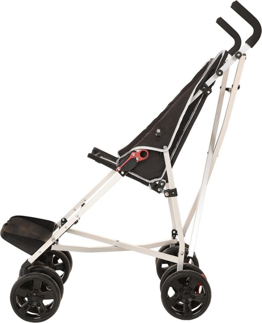 Poussette MobiQuip XL, poussette adaptée, poussette pour enfant handicapé plus âgé, grande poussette noire