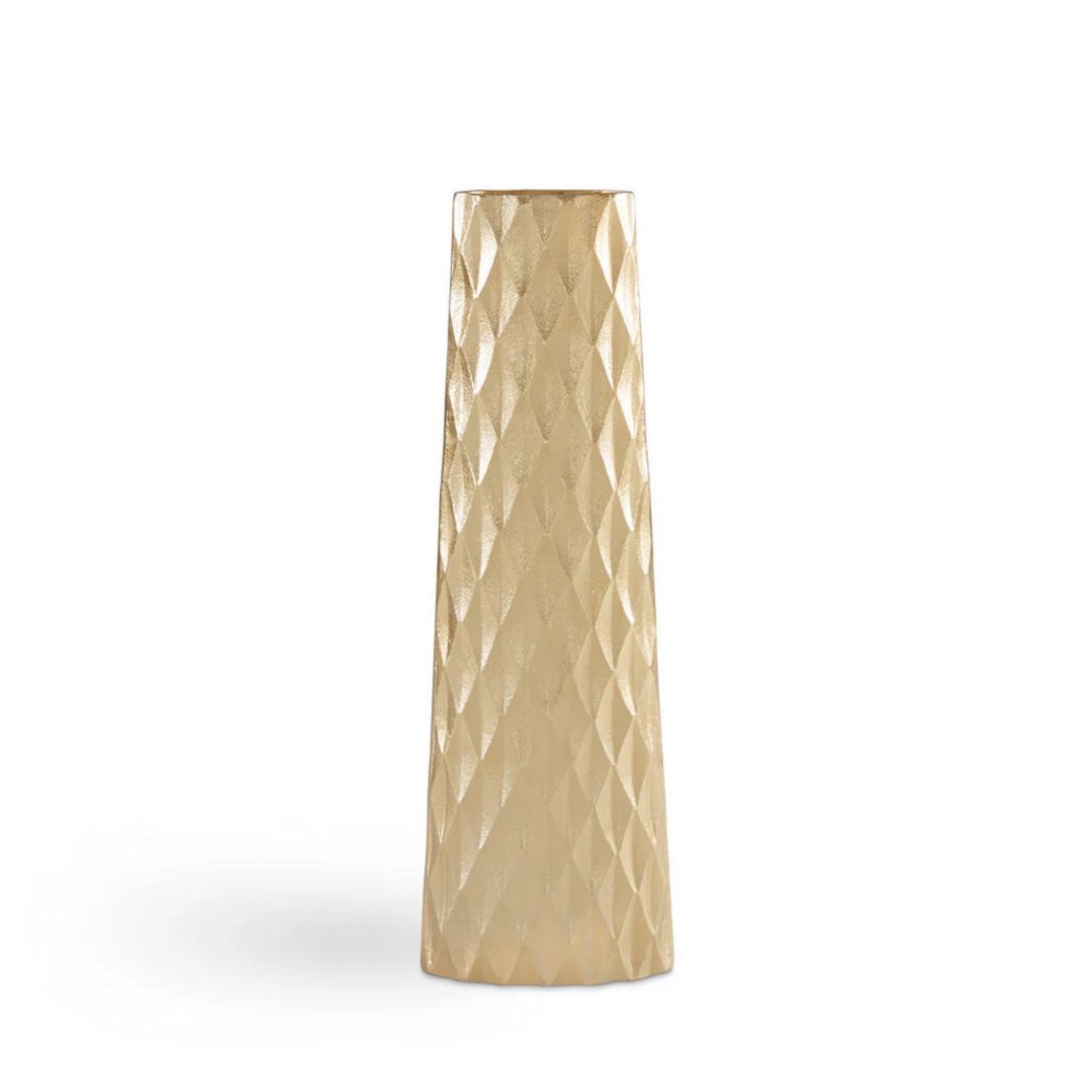 Vase de sol (lot de 2) : Champagne doré