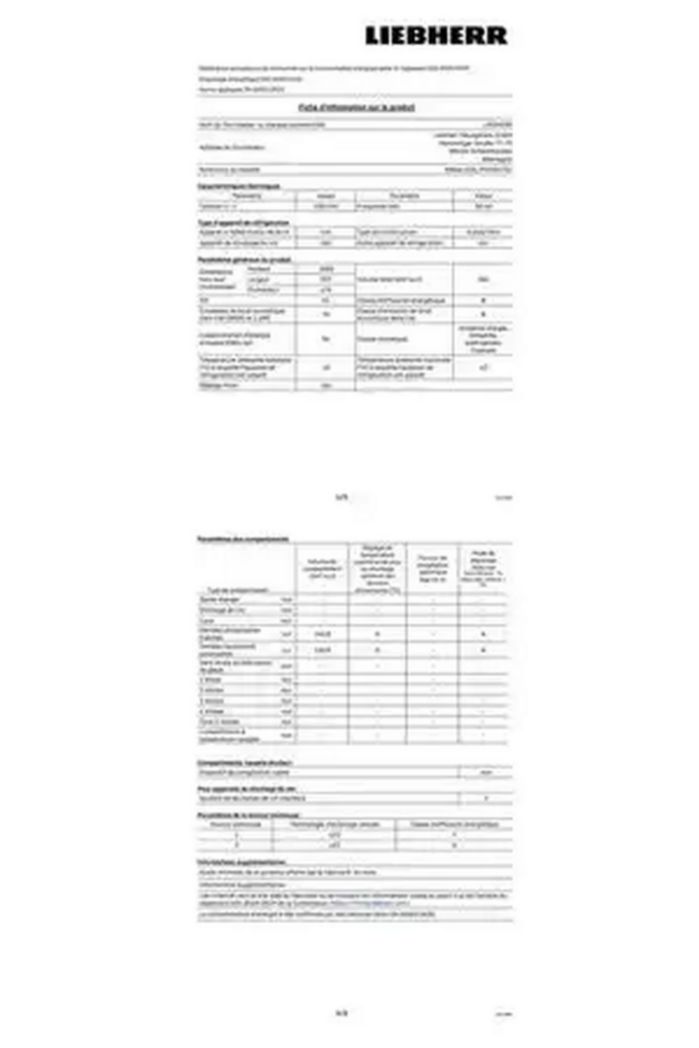 Réfrigérateur 1 porte Liebherr Rbbsb 525i