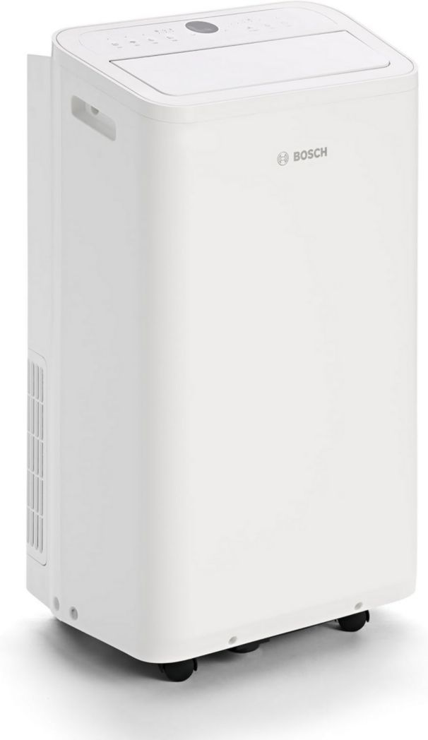 Climatiseur portable Bosch Cool 2000 - 3 en 1 : climatiseur, déshumidificateur, ventilateur - 2,6 kW PAC pour pièces jusqu'à 35 m² - Avec modes automatique, silencieux et veille