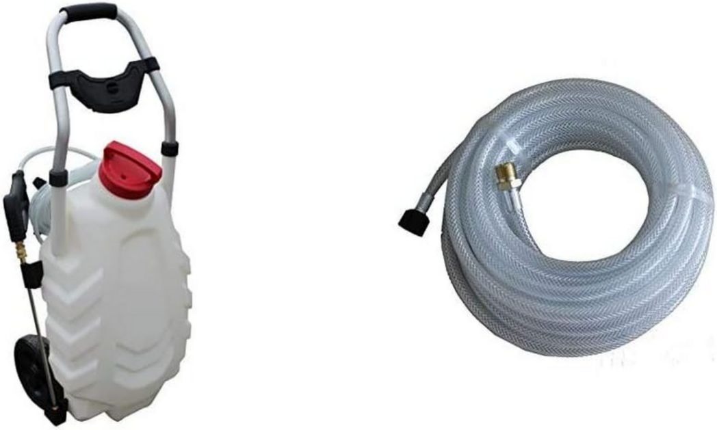 FORUM EQUIPMENT - Pulvérisateur électrique Pro Sprayer III 30 L - Pulvérisateur de toiture électrique longue portée avec batterie rechargeable, débit 240 L/h, tuyau 8 m - 2 batteries