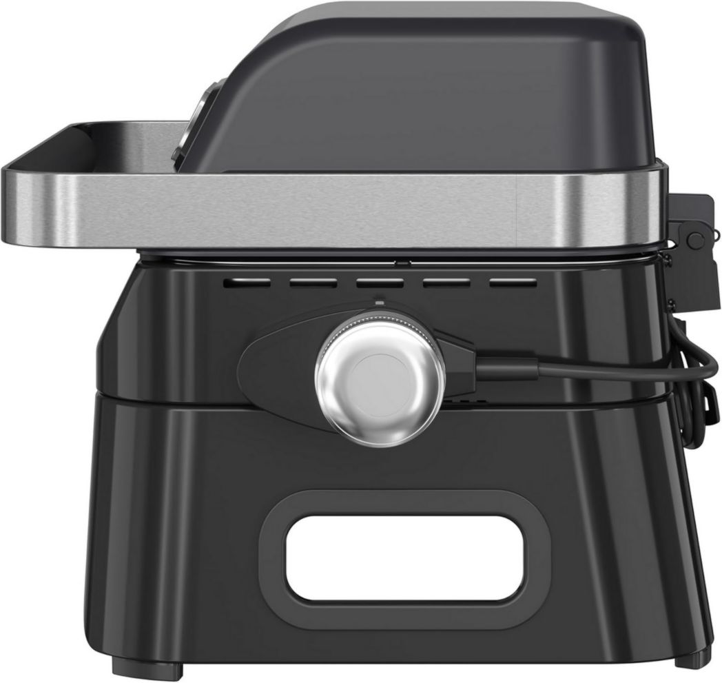 Barbecue électrique de table Campingaz Attitude2go | Barbecue électrique portable d'intérieur et d'extérieur | 2200 W | Grille de cuisson en fonte | 4 personnes | Pour balcon et camping