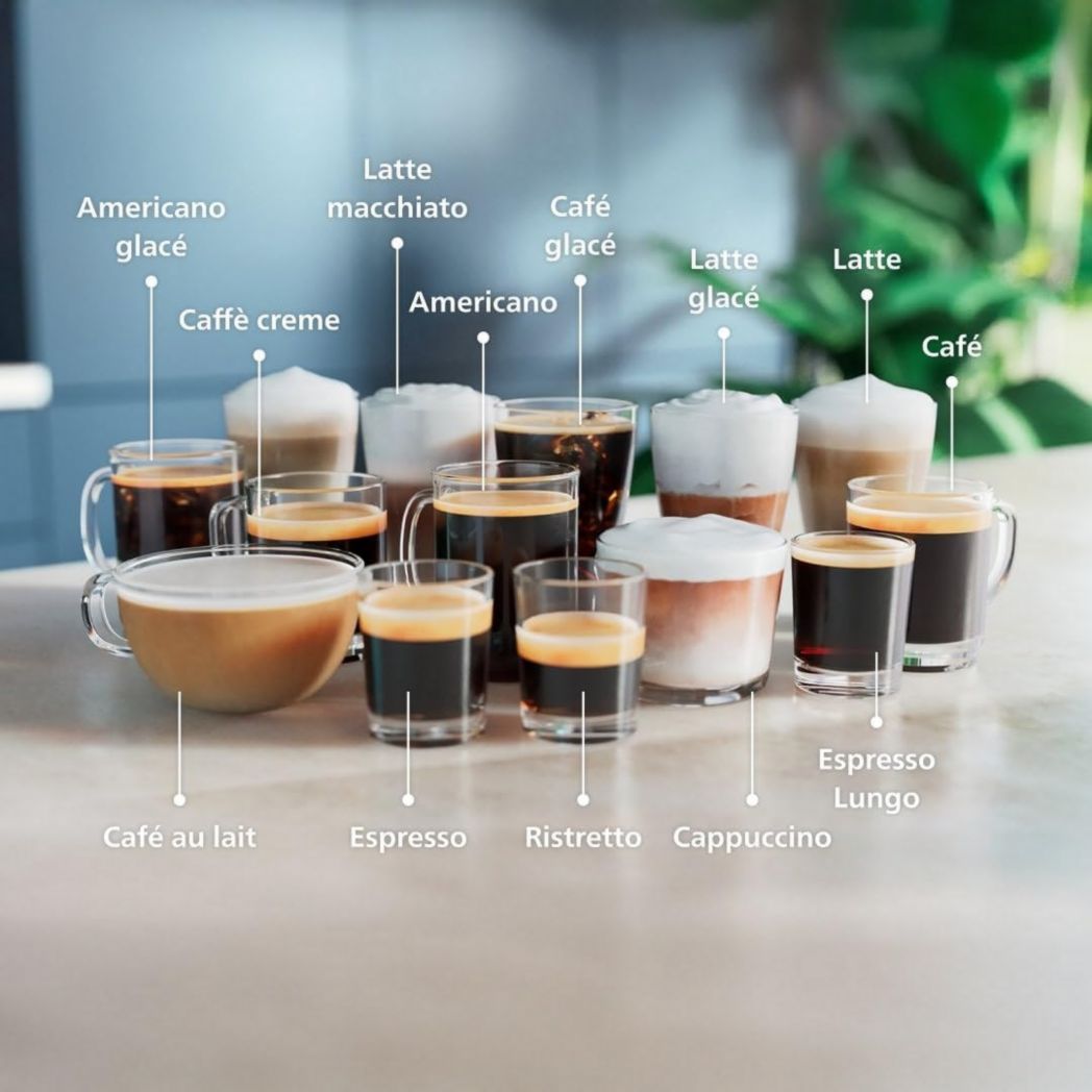 Machine à expresso entièrement automatique Philips série 5500 – 20 boissons chaudes et glacées, carafe LatteGo facile à nettoyer, SilentBrew 40 % plus silencieux, démarrage rapide, noir et argent (EP5546/70)