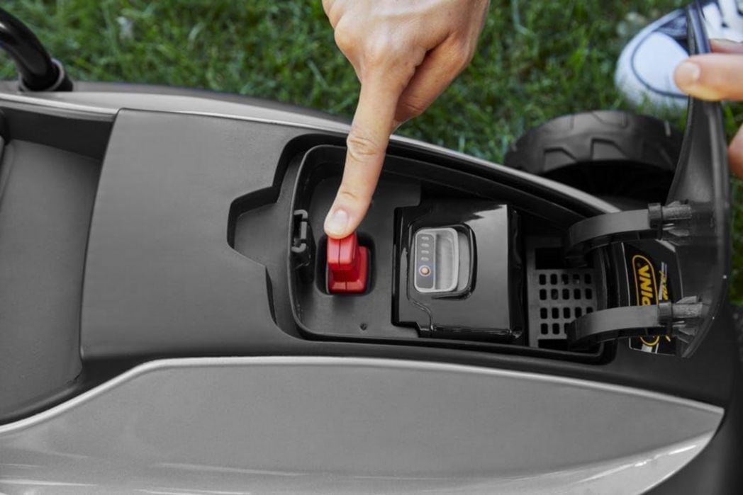 Tondeuse à gazon sans fil Alpina AL1 3020 Li Kit, largeur de coupe 30 cm, avec batterie 20 V (4 Ah) et chargeur