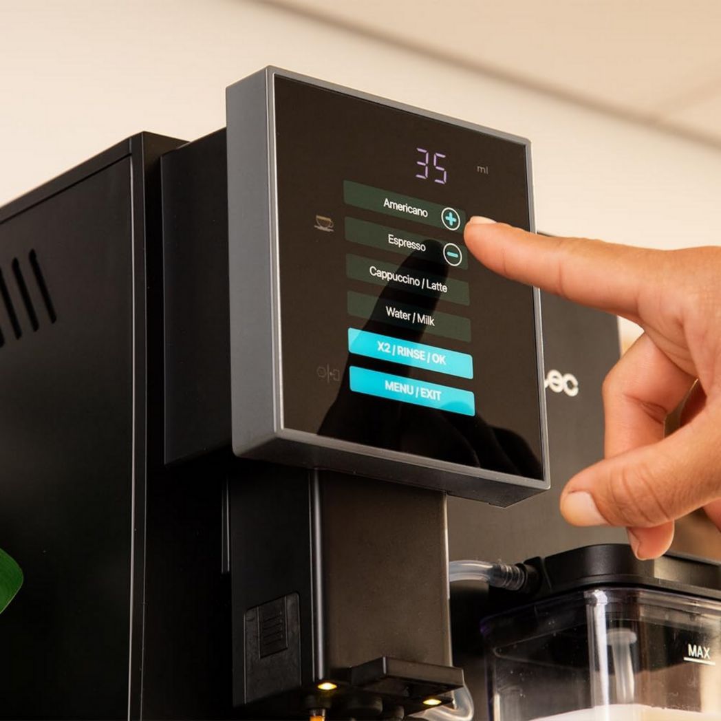 Machine à café super automatique Cecotec Cremmaet Compactccino Black Rose, 19 bars, réservoir à lait, système Thermoblock, 5 niveaux de mouture, réservoir à café de 150 g