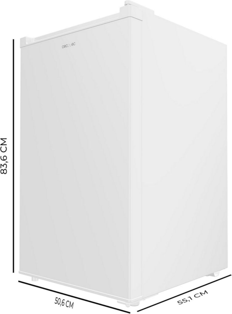 Congélateur vertical en acier inoxydable Cecotec Bolero CoolMarket TF 87 87 litres. Congélateur vertical en acier inoxydable de 83,6 cm de haut et 50,6 cm de large avec une grande capacité et une classe énergétique E.