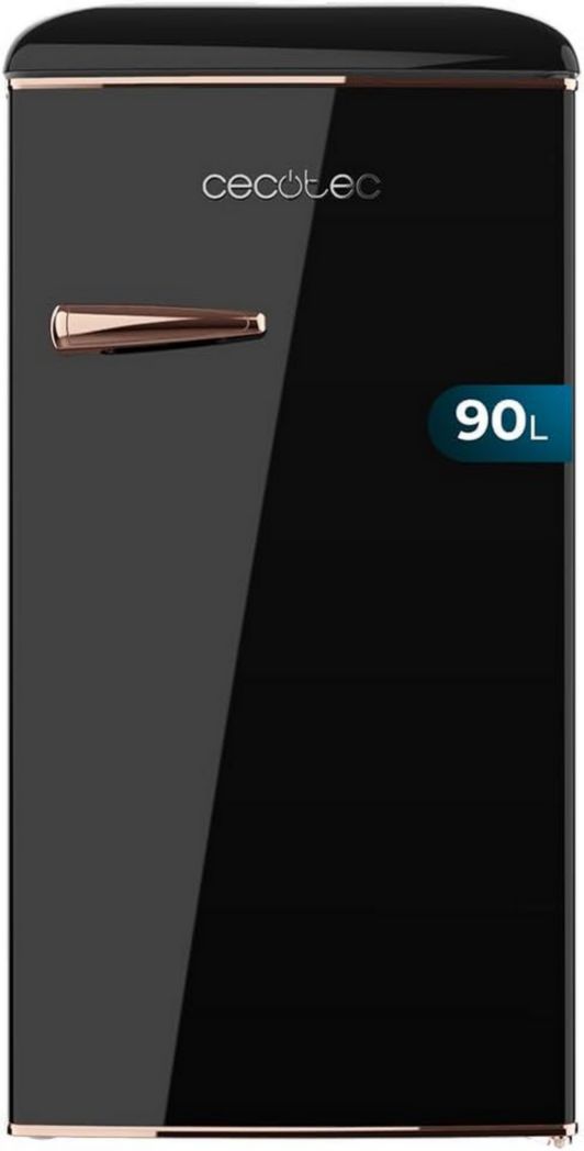 Mini-réfrigérateur Cecotec Bolero CoolMarket TT Origin 45 Rouge. Réfrigérateur de table rétro 45 L, 55 cm de haut, 44,7 cm de large, classe énergétique E, bac à glaçons et poignée chromée, rouge.