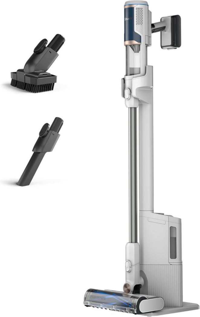 Aspirateur sans fil Shark Detect Clean & Empty IW3612AMZEU, blanc, 240 W, 2 litres