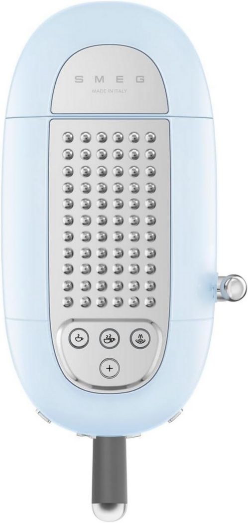 Smeg, ECF02CREU Machine à expresso manuelle, système Thermoblock et buse vapeur, 4 fonctions expresso, plateau amovible, porte-filtre, réservoir d'eau 1 L, dimensions compactes, 1350 W, couleur crème