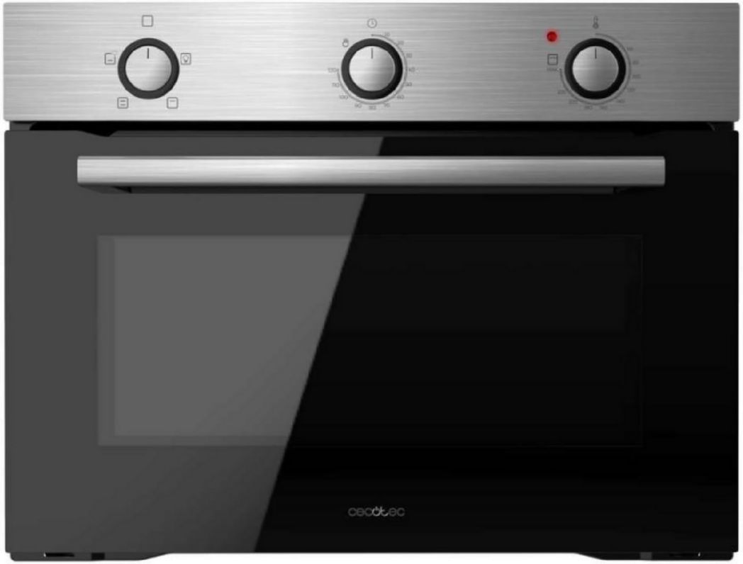 Four encastrable Cecotec Bolero Hexa C134500 Inox A 45 cm. 2600 W, capacité 56 L, basse consommation, 4 fonctions, minuterie, nettoyage vapeur, cuisson vapeur