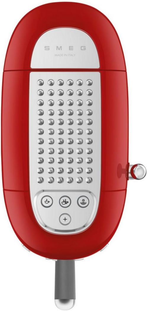 Smeg, ECF02CREU Machine à expresso manuelle, système Thermoblock et buse vapeur, 4 fonctions expresso, plateau amovible, porte-filtre, réservoir d'eau 1 L, dimensions compactes, 1350 W, couleur crème