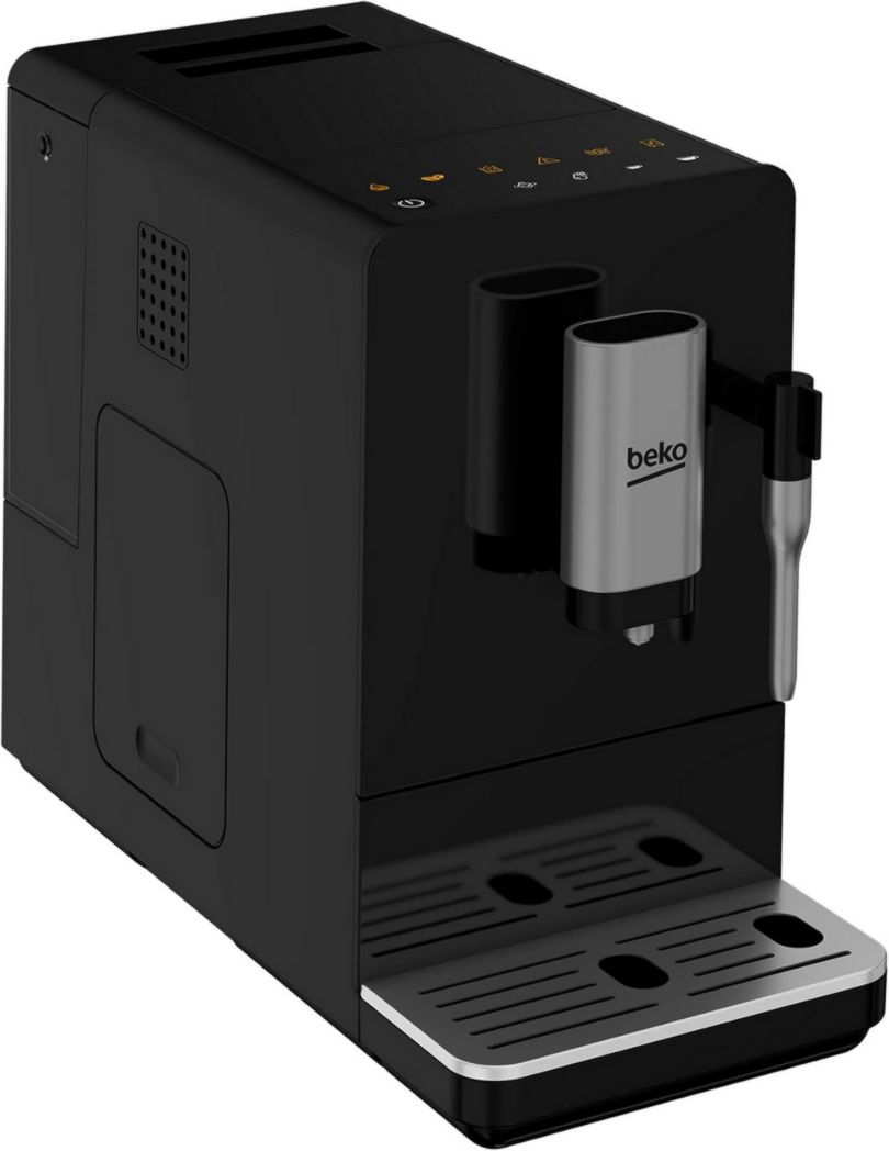Beko - CEG3192B - Machine expresso automatique avec cappuccino intégré, moulin à café intégré, réservoir de 1,5 litre, pression de 19 bars - noir, 18,6 x 41 x h32 cm