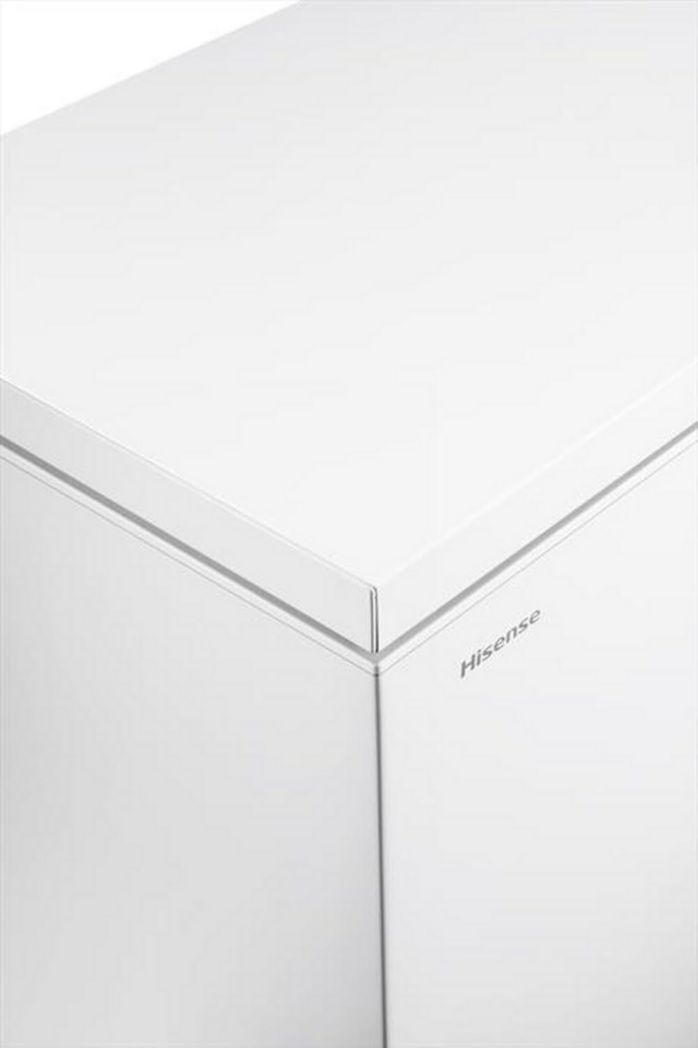 Hisense MCF141E, Congélateur coffre, Éclairage LED, Silencieux 40 dB, 142 L, Classe E