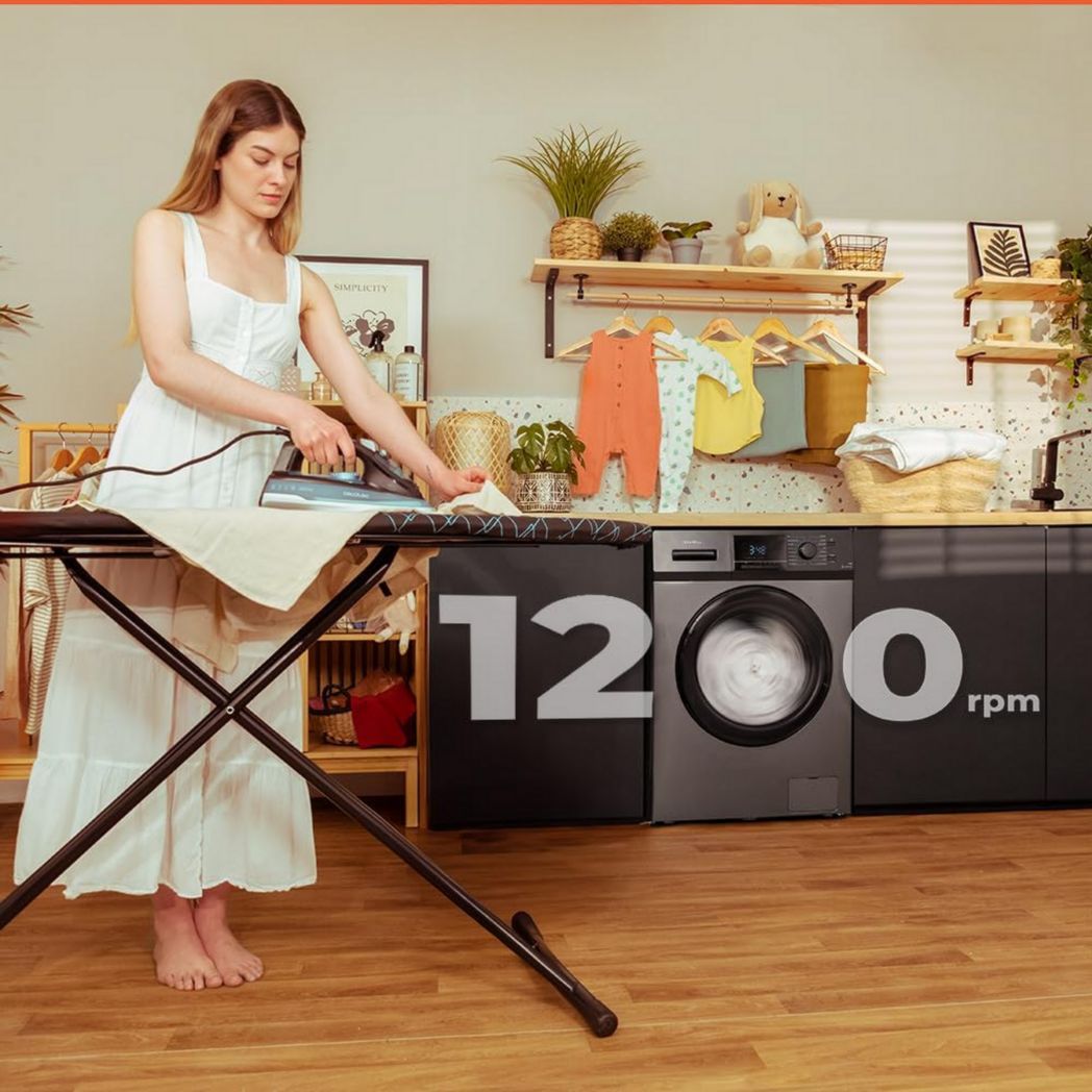 Lave-linge frontal Cecotec Bolero Dresscode 9410 Inverter A 9 kg. Puissance : 1 900 W, 1 400 tr/min réglable, 16 programmes, faible consommation d'énergie, vapeur, stérilisation du linge.