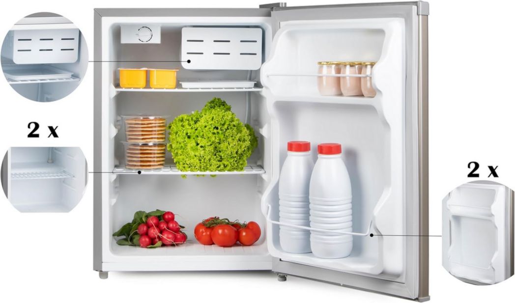 Réfrigérateur de table PRIMO PR155FR - 66 L - E - Pose libre - Noir